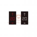 4.3 Inch Passenger Elevator Lcd Display White With Blue Background Color for sale