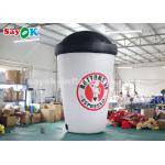 3.6m Custom Inflatable Products / Blow Up Coffee Cup For Advertising for sale