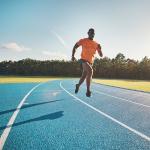 EPDM Rubber Track Field Sandwich System Sport Flooring Flatness for sale