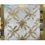 High Gloss Gold Decorative Porcelain Floor Tiles 600X600MM for sale