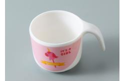 China Customized Logo 150cc 160cc Animation Kids Melamine Mugs supplier