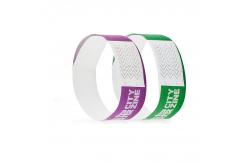 China Customized Paper Event Wristbands Patterned Paper Wristbands For Easy Event Organization supplier