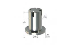 China Three Branch Outlet Ceiling Connector Hardware M6 Female Thread YW86270 supplier