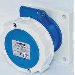 Multi Color Industrial Power Socket / Industrial Receptacles Protection Degree IP67 for sale