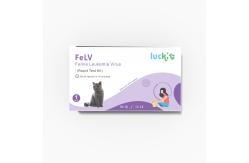 China Luckit Feline Leukemiavirus FeLV CAT Test Kit Fast Reaction Rapid Class I supplier