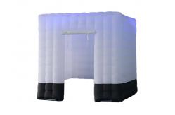 China Party Inflatable 360 Photo Booth 2.5m Mini Inflatable Led Photo Booth supplier