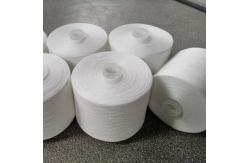 China AAA grade Raw White Recycle Polyester Thread 40S/3 With GRS Certificate supplier