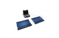 China WWSK Mobile Static 170mm Portable Wheel Load Scales supplier
