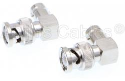 China Right Angle BNC Connectors for HD SDI BNC Cable One Set supplier