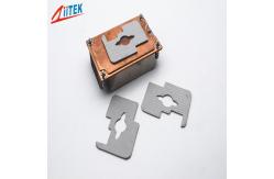 China Gray Compressible Thermally Conductive Heat Sink Cooling Pad For Memory Modules  supplier