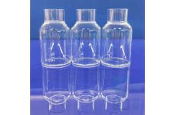 China Custom Measuring Solution Quartz Container Quartz Bottle Manufacturer supplier
