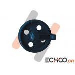 R55 -9 Front Idler Wheel Mini Excavator Undercarriage Parts In Black Color for sale