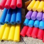 Cylindrical Buoyant Polyethylene Foam Pool Noodles For Aquatic Exercise