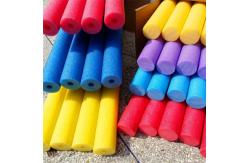 China Cylindrical Buoyant Polyethylene Foam Pool Noodles For Aquatic Exercise supplier