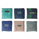 11*11cm Reusable Shopping Bags That Fold Into Themselves Foldable Tote Bag for sale