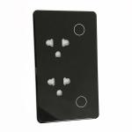 Custom Wall Mounted Socket Glass Cover Panel
