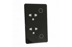 China Custom Wall Mounted Socket Glass Cover Panel supplier