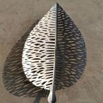 Art Leaf Metal Tree Corten Steel Sculpture Garden Decoration for sale