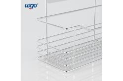 China WGO Damage Free Bathroom Holder Set , Mounting Self Adhesive Bathroom Shelf supplier