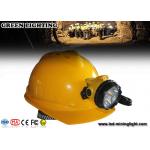 25000 Lux 12Ah Battery 3W LED Coal Mining Lights with 4 Levels Lighting for sale
