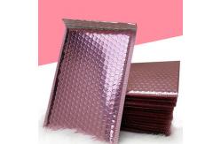 China Shiny Metallic Bubble Mailers , Aluminium Foil Holographic Bubble Mailers supplier