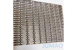 China Decorative Flat Architectural Wire Mesh Panels Brass Chrome Finish supplier