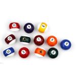 Custom Resin Billiard Shift Knob White  Black Orange  ISO9001 Certificated