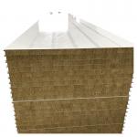 Fireproof Basalt Rock Wool Sandwich Panel 50mm Clean Room Roof Insulation for sale