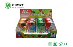 China Custom Made Portable Retail Paper Cardboard Counter Display Boxes With Logo Printing supplier