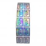Laser 3D Holographic Authenticity Stickers , Genuine Secure Hologram Sticker