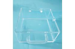 China High Purity Square Thick Wall Quartz Container For High Temp Sintering Tank supplier