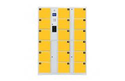 China Waterproof Safety Steel Locker Barcode System Smart Electronic Locker supplier