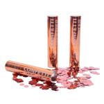 Rose Gold Shining Metallic Foil Circle Party Popper Confetti Shooter Cannon for sale