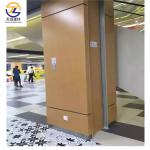 Waterproof Aluminum Cube Wall Decoration OEM Aluminium Composite Panel Wood Finish for sale