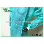 35gsm PP Disposable Isolation Gowns With Knitted Wrist for sale