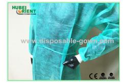 China 35gsm PP Disposable Isolation Gowns With Knitted Wrist supplier