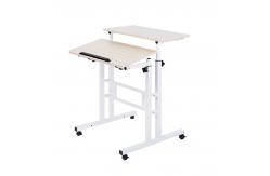 China Metal Frame Wood Board Height Adjustable Small Size Study Table supplier