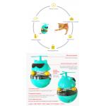 Turntable Cat Treat Feeder Toy Multifunction Automatic Laser Light For Cats