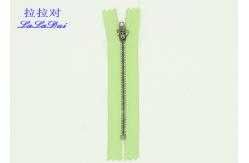 China Clothes Canvas Bags Antique Brass Closed End Zip 3# Grey / Blue / Black Tape supplier