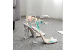 China Lady ' S Shoes 137CM Transparent Holographic Fabric supplier