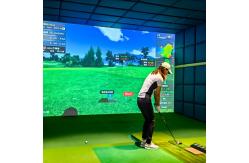 China Ar Interactive Projection Game Machine Home Golf Simulator Launch Monitor System supplier