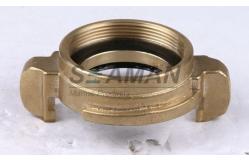 China Nakajima Adapter Brass Fire Hose Coupling Connector With BSP Female Outlet supplier