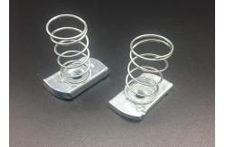 China Hot Sale m6-m12 Electrical Galvanized Spring Nut supplier