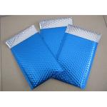 Customized Printing Metallic Bubble Mailing Envelopes Blue Color For Shipping for sale