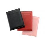 Solid Rectangle Travel Passport Holder Customized Logo Pu Leather Passport Holder for sale