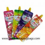 Reusable Plastic Stand Up Pouch With Spout Special Shaped for sale