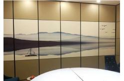 China Soundproof Movable Partition walls , Manual Acoustic Operable Wall Office System supplier