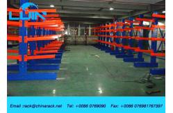 China Multi Levels Warehouse Cantilever Storage Racks 300KG - 2500KG Per Arm supplier