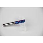 Black Blue Gold Coating Carbide End Mill 8mm 10mm Bull Nose With Corner Radius for sale