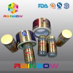 Custom Shrink Sleeve Label Semi Gloss Coated Self Adhesive Label For Jar And Cans for sale